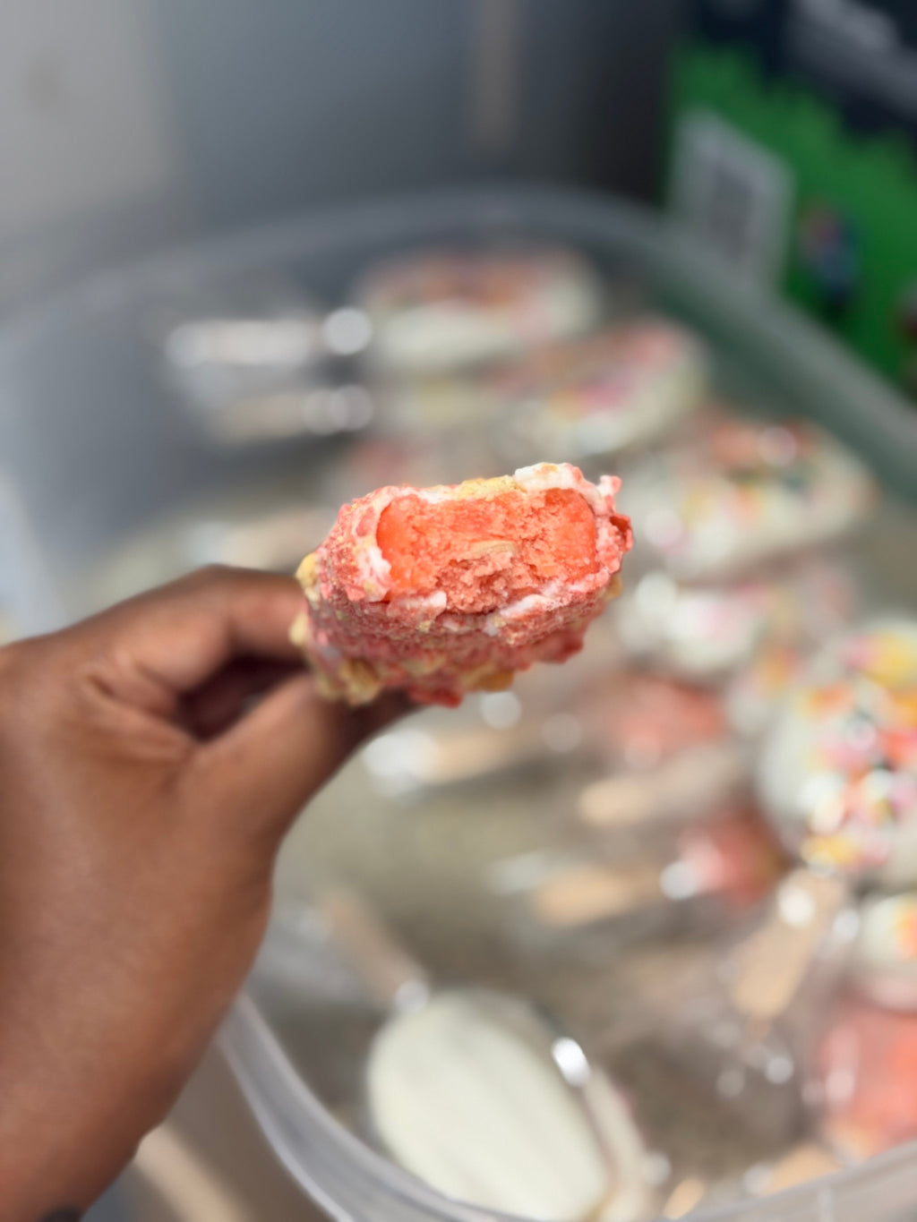 Strawberry Crunch Cakesicle