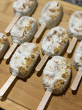 Peach Cobbler Cakesicle